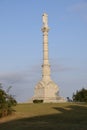 Yorktown VA, USA. October 4, 2019. Yorktown Victory Monument, built in 1884.