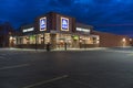 YORKVILLE, NEW YORK - APR. 21, 2019: Aldi grocery store. Aldi is a global discount supermarket chain based in Germany