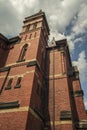 Yorkville, New York - AUG 13, 2019: Vertical View of Calvary Gospel Church