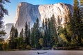 Yosemite El Capitan Park in California usa Royalty Free Stock Photo