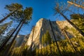 Yosemite El Capitan sunset view Royalty Free Stock Photo