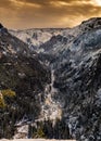 Yosemite Entrance view of Merced River Royalty Free Stock Photo