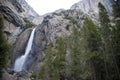 Yosemite falls, California Royalty Free Stock Photo