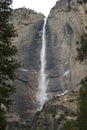 Yosemite falls, California Royalty Free Stock Photo