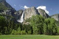 Yosemite Falls in the summer