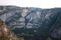 Yosemite Falls at Sunrise from Glacier Point