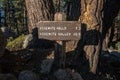 Yosemite Falls and Yosemite Valley Junction Sign