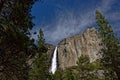 Yosemite Falls waterfall in Yosemite National Park Royalty Free Stock Photo