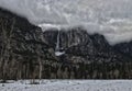 Yosemite Falls Winter Storm Royalty Free Stock Photo