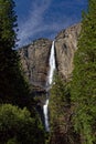 Yosemite Falls in Yosemite National Park Royalty Free Stock Photo