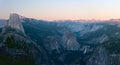 Yosemite Half Dome at Dusk