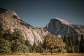 Yosemite - Half Dome And North Dome Royalty Free Stock Photo