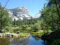 Yosemite: Mirror Lake Royalty Free Stock Photo