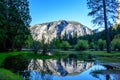 Yosemite Mirror Lake Reflection Royalty Free Stock Photo