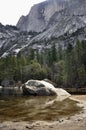 Yosemite mirror lake Royalty Free Stock Photo