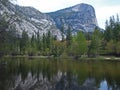 Yosemite National Park - Mirror Lake Royalty Free Stock Photo