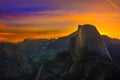 Yosemite National Park Sunrise Glacier Point Royalty Free Stock Photo