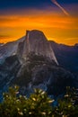 Yosemite National Park Sunrise Glacier Point Royalty Free Stock Photo