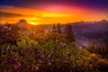 Yosemite National Park Sunrise Glacier Point Royalty Free Stock Photo