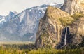 Yosemite National Park, Tunnel View - California Royalty Free Stock Photo