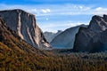 Yosemite National Park tunnel view at the valley Royalty Free Stock Photo