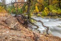 Yosemite National Park Valley and Merced River at autumn Royalty Free Stock Photo