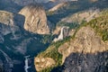 Yosemite National Park Valley summer landscape, Glacier Point Royalty Free Stock Photo