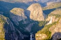 Yosemite National Park Valley summer landscape, Glacier Point Royalty Free Stock Photo