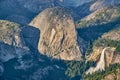 Yosemite National Park Valley summer landscape, Glacier Point Royalty Free Stock Photo