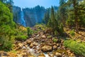 Yosemite Nevada Fall from Mist Trail