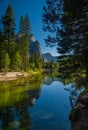 Yosemite Reflection Royalty Free Stock Photo