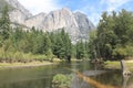 Yosemite River affter drought of 2015 in August