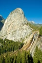 Yosemite's half-dome Royalty Free Stock Photo