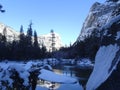 Yosemite's snow-capped mountains