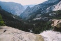 Yosemite - Top of Nevada Falls Royalty Free Stock Photo