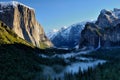 Yosemite Tunnel View Royalty Free Stock Photo