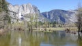 Yosemite Valley in all its glory - Yosemite Falls Royalty Free Stock Photo