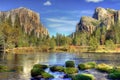 Yosemite Valley in Autumn Royalty Free Stock Photo