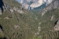 Yosemite Valley with Brideveil Falls