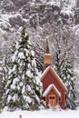 Yosemite Valley Chapel Royalty Free Stock Photo