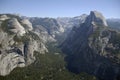 Yosemite Valley & Half Dome Royalty Free Stock Photo