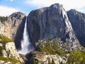 Yosemite Valley Mountains Falls, US National Parks Royalty Free Stock Photo