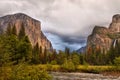 Yosemite Valley Mountains, US National Parks Royalty Free Stock Photo