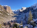 Yosemite Valley outlook Royalty Free Stock Photo