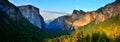 Yosemite Valley Panorama Royalty Free Stock Photo