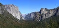 Yosemite Valley Panorama Royalty Free Stock Photo