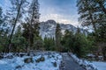 Yosemite Valley Rock Formations at winter - Yosemite National Park, California, USA