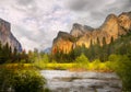 Yosemite Valley Sunset Royalty Free Stock Photo