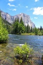 Yosemite Valley view of El Capitan rock, Yosemite, Yosemite National Park