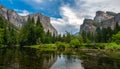 Yosemite valley view Royalty Free Stock Photo